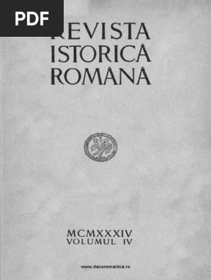 Revista Istorică Romană Vol 04 1934 Pdf