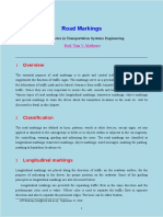 Road Markings: 1 Overview