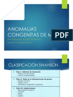 Anomalias Congenitas de Mano