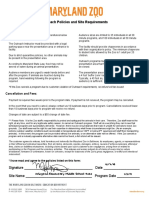 Zoomobile Policies and Site Requirements 2017-18