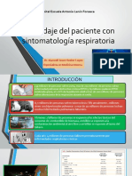 Abordaje Del Paciente Con Sintomatología Respiratoria: Hospital Escuela Antonio Lenin Fonseca