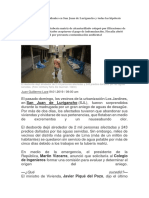 El Aniego de Aguas Residuales en San Juan de Lurigancho y Todas Las Hipótesis