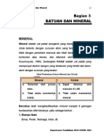 BAB III Batuan Dan Mineral