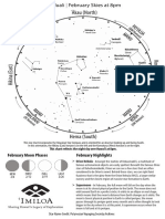 February 2019 Sky Chart