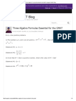 Three Algebra Formulas Essential For The GMAT - Magoosh GMAT Blog