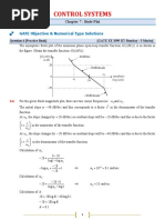 Control Systems: GATE Objective & Numerical Type Solutions