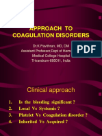 Approach To Coagulation Disorders