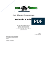 Aguinaga, Luis Vicente De  - Reducido A Polvo [.Doc].Doc