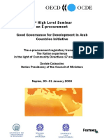 1 High Level Seminar On E-Procurement Good Governance For Development in Arab Countries Initiative