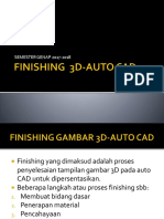 Finishing 3d-Auto Cad