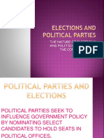 The Nature of Elections and Political Parties in The Context of The Philippines