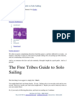 The Free Tribe's Guide To Solo Sailing