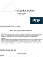 Epidemiologi Dan Definisi