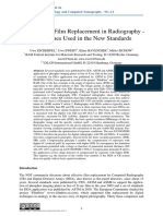 Strategies For Film Replacement in Radiography - Approaches Used in The New Standards