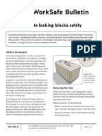Worksafe Bulletin: Lifting Concrete Locking Blocks Safely