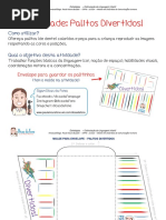 Atividade Com Palitos Coloridos