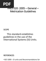 PAES 020 2005 Metrication Guidelines