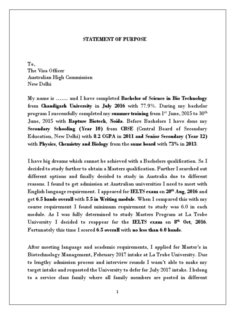 Choosing a Master's in Biotechnology | PDF | University | Science