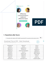 This To PDF - Start Download: 1. Prepositions After Nouns