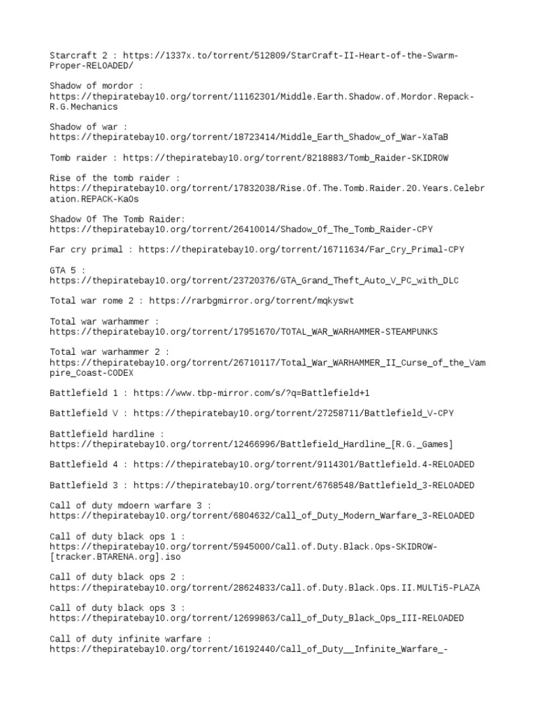 Torrents | PDF