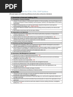 CIA Challenge Exam For CCSA, CFSA, CGAP Syllabus: I. Essentials of Internal Auditing (30%)