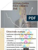 Operaționalizarea Activității Creativ-Inovative