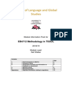 EB4712 Methodology (Online) 201819