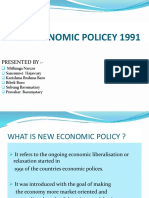 1991 Economic Policy Explained: Liberalisation, Privatisation & Globalisation