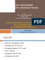 Modul 7 - Sistem Manajemen Sumberdaya Manusia Proyek