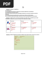 TD Algorithme Corrige