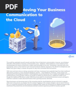 EXOTEL Cost of Moving To Cloud