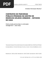 Artigo Escola de Contas SP PPP Lixo