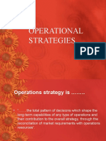 Operational Strategies