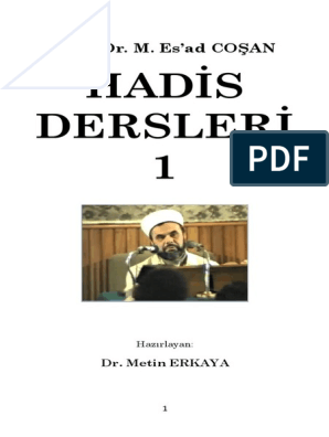 hadis dersleri 1 pdf