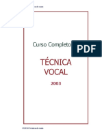 Curso Completo de Técnica de Canto PDF