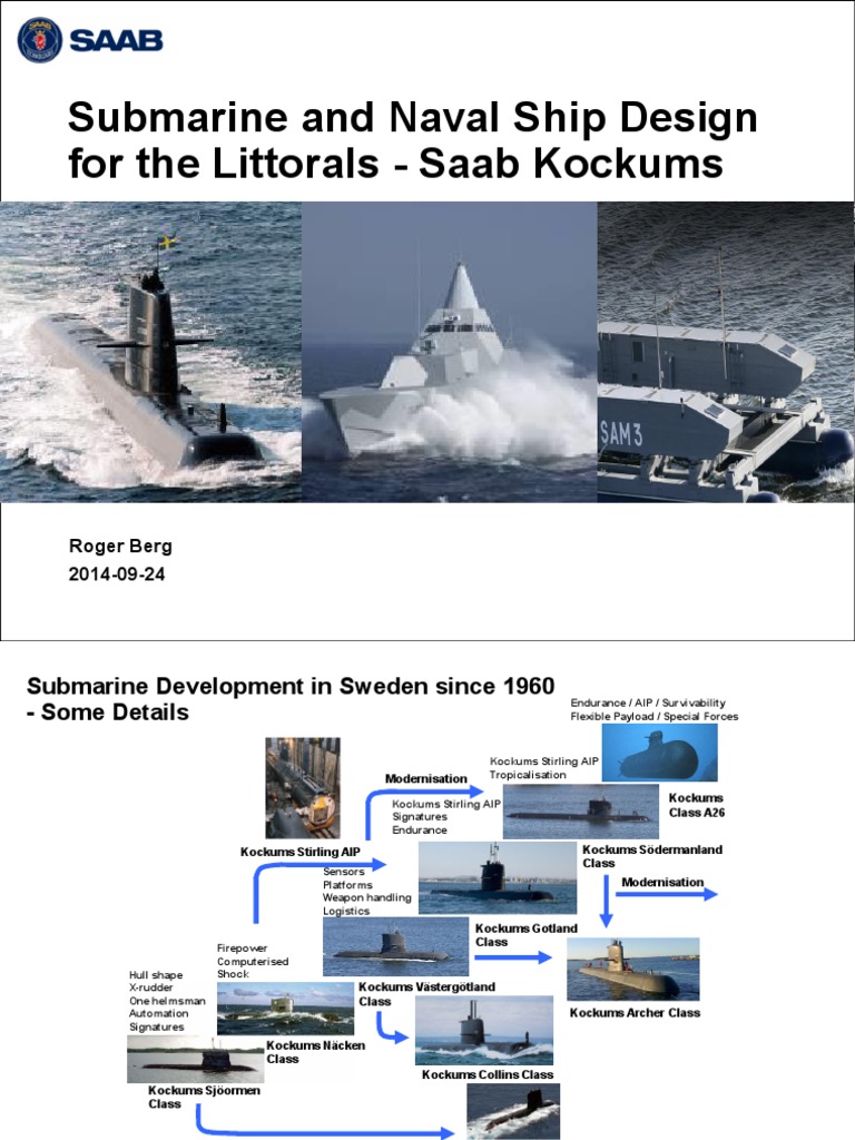 Saab Kockums A26 Submarine Design Overview | PDF | Submarines | Naval Mine
