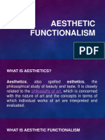 Aesthetic Functionalism
