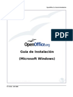 OpenOffice Guía de Instalación (Español)