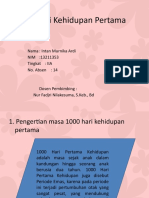 1000 Hari Pertama Kehidupan