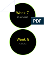 Week Template