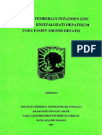 Manfaat Pemberian Suplement Zinc Terhadap Ensefalopati Hepatikum Pada Pasien Sirosis Hepatis PDF