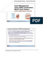 PMP Exam Application Process (2018-01)