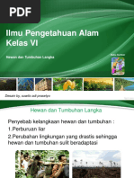 Ipa Kelas 6 Hewan Dan Tumbuhan Langka Di Indonesia Ppsx