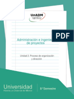 Unidad2 Procesodeorganizacionydireccion