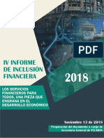 IV Reporte de Inclusion Financiera FELABAN - Nov2018