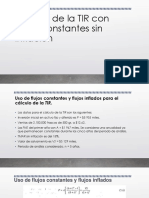 Calculo de La TIR Con Flujos Constantes Sin