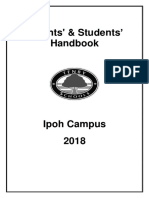 Parent and Student Handbook 2018