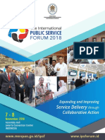 International Public Service Forum 2018