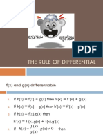 The Rule of Differential