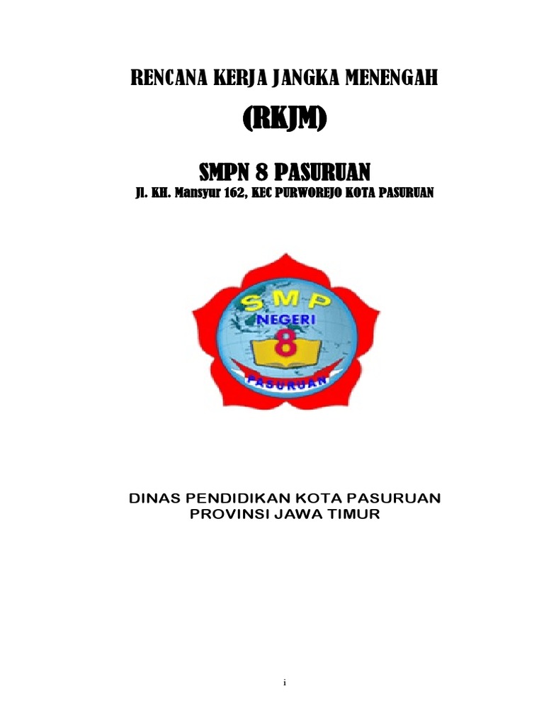 RKJM SMPN 8 Pasuruan 2013-2017 | PDF